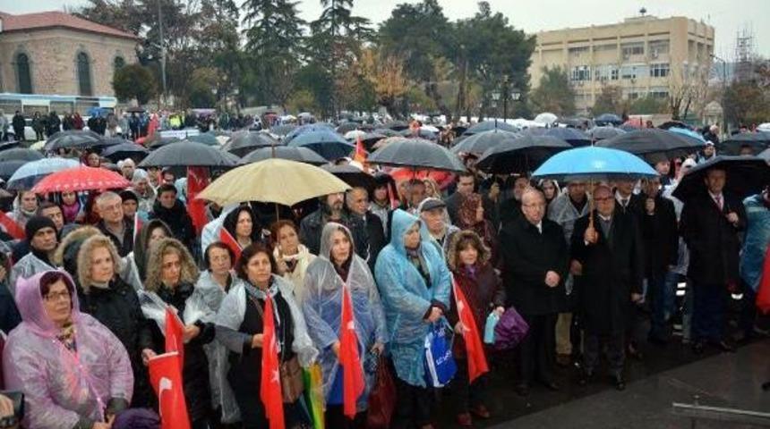 Tekirdağ'da Ter&ouml;re Tepki Mitingi