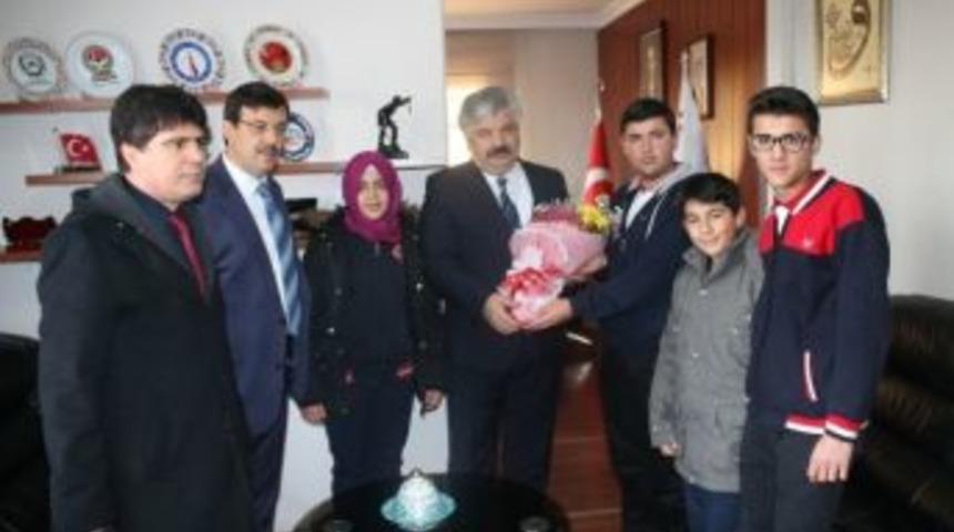 Emniyet M&uuml;d&uuml;r&uuml; Hasan &Ccedil;evik&rsquo;e Taziye Ziyareti