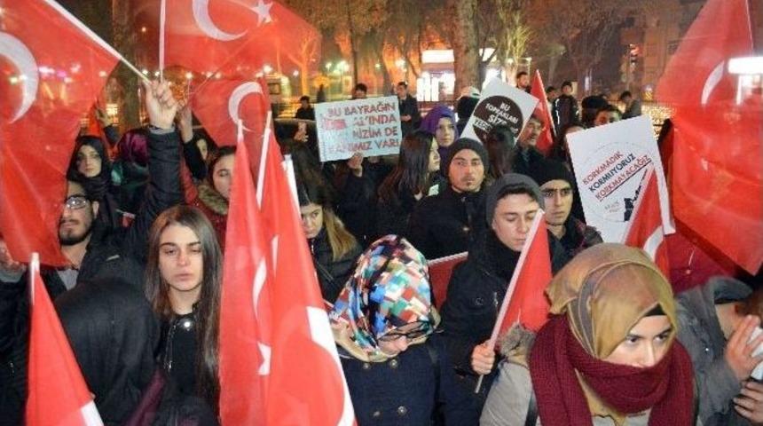 Kastamonu&rsquo;da Ter&ouml;r Protesto Edildi