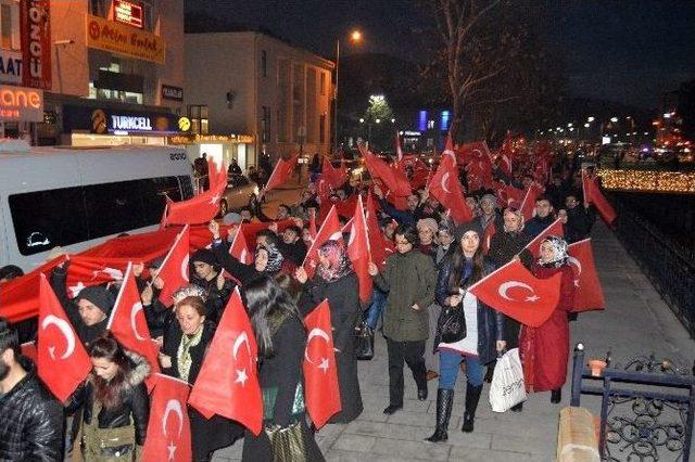 Kastamonu’da Terör Protesto Edildi