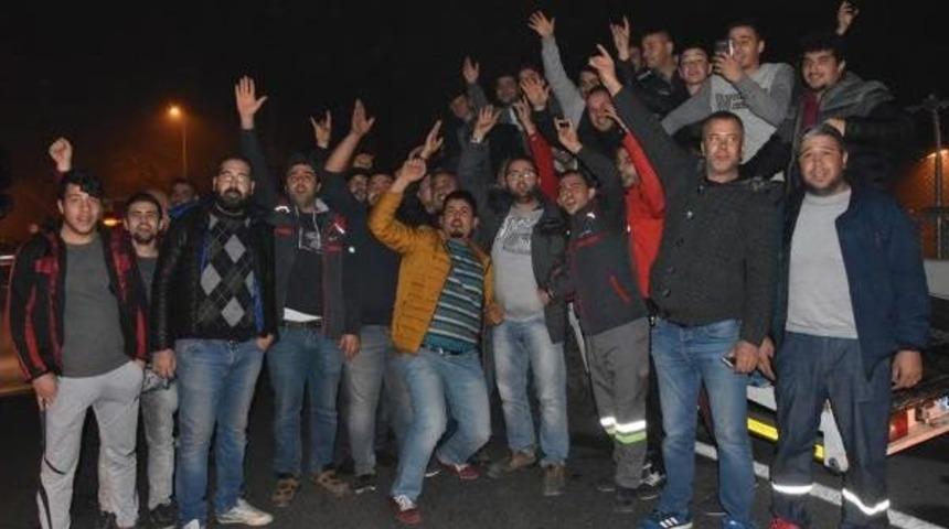 &Ccedil;ekicilerden Ter&ouml;re Tepki Eylemi