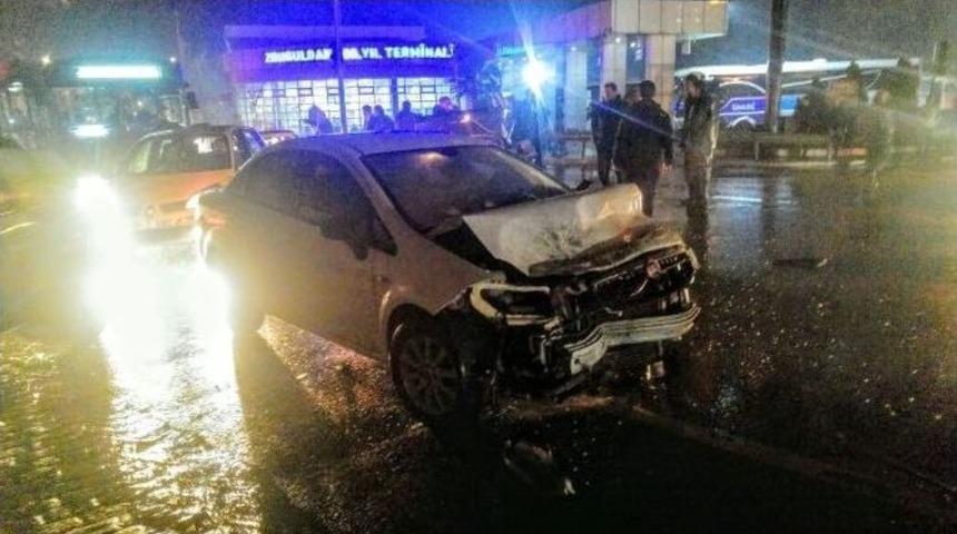 Zonguldak&rsquo;ta Trafik Kazası 4 Yaralı