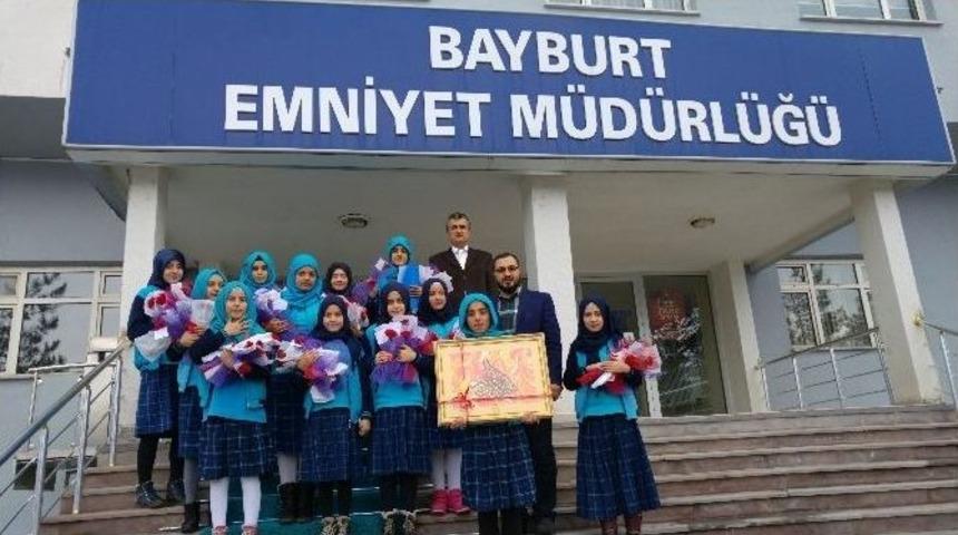 15 Temmuz İmam Hatip Ortaokulu&rsquo;ndan, Emniyete Ziyaret