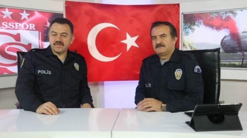 Spor Programını Polis &Uuml;niformasıyla Sundular