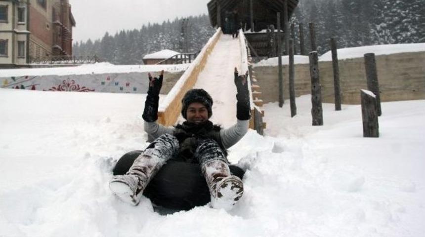 Kulakkaya Yaylası Kış Turizminin Yeni G&ouml;zdesi Olma Yolunda İlerliyor