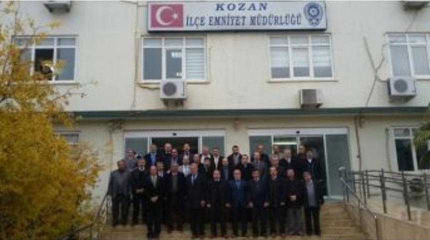 Kozan’da Din Görevlilerinden Emniyete Ziyaret