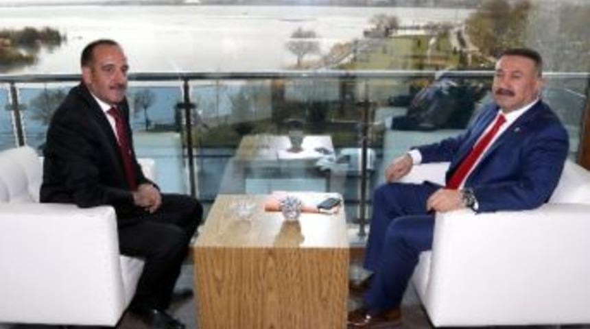 Ak Parti Yerel Y&ouml;netimler Başkan Yardımcısı Mersin Milletvekili Hacı &Ouml;zkan, Duruay&rsquo;ı Ziyaret Etti