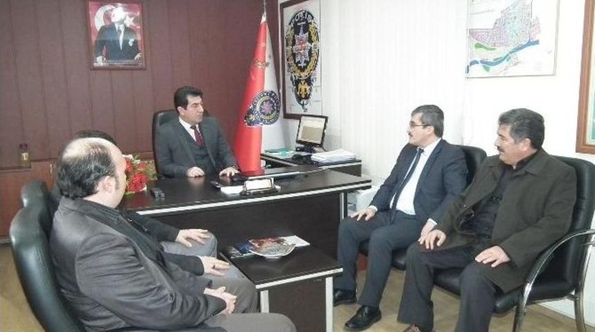 Havran Milli Eğitim&rsquo;den Polis&rsquo;e Taziye Ziyareti