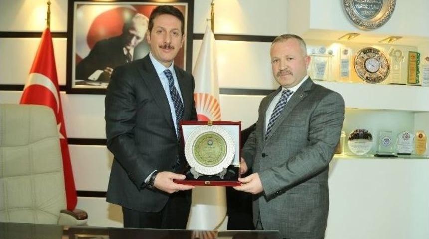 Din G&ouml;revlilerinden Başkan Tok&rsquo;a Teşekk&uuml;r