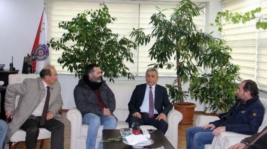 Bolu Gazeteciler Cemiyeti&rsquo;nden Emniyet M&uuml;d&uuml;r&uuml; &Ouml;zel Taziye Ziyareti