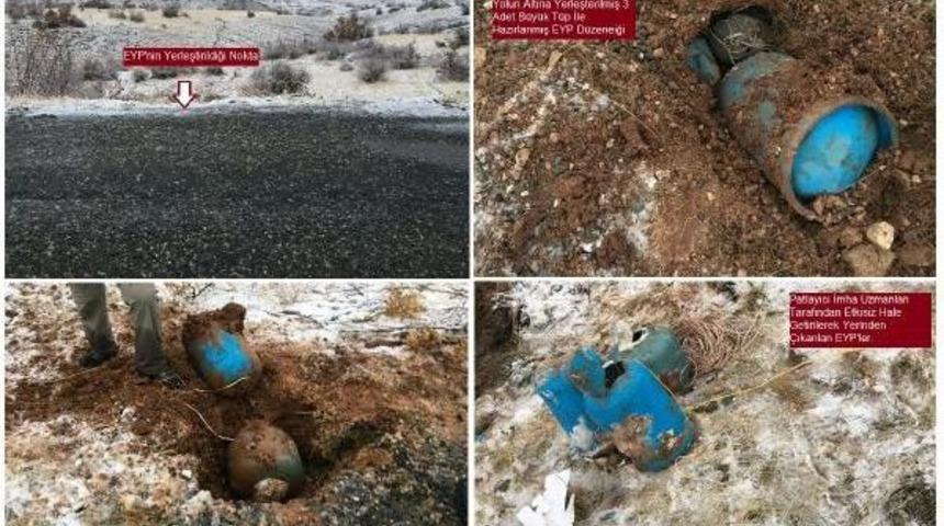 Diyarbakır'da Yol Kenarına Tuzaklanan Patlayıcı Imha Edildi