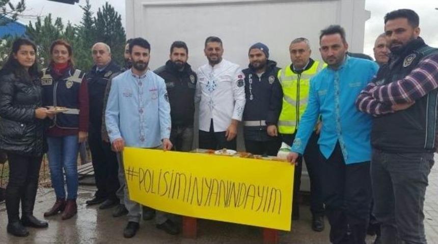 Bursa Polisine B&ouml;rekli Destek