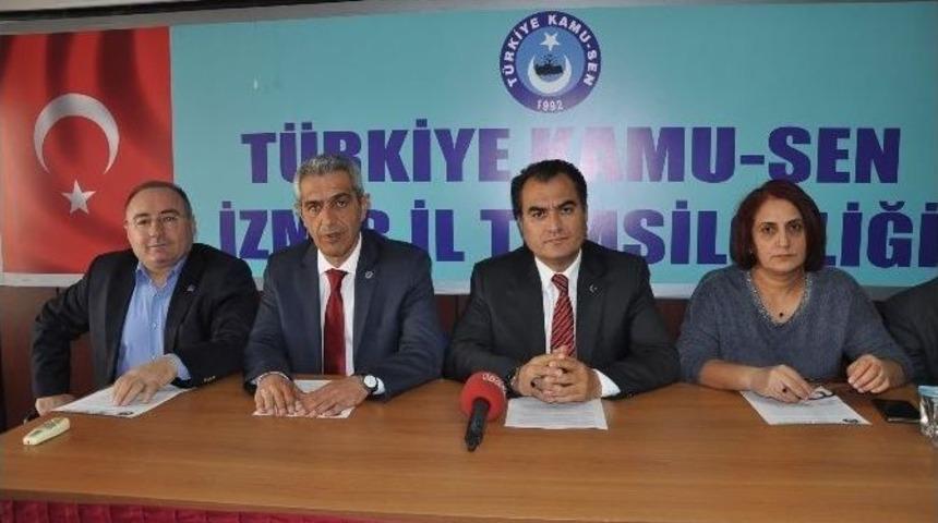 İzmir Kamu-sen İstanbul&rsquo;daki Ter&ouml;r Saldırılarını Kınadı