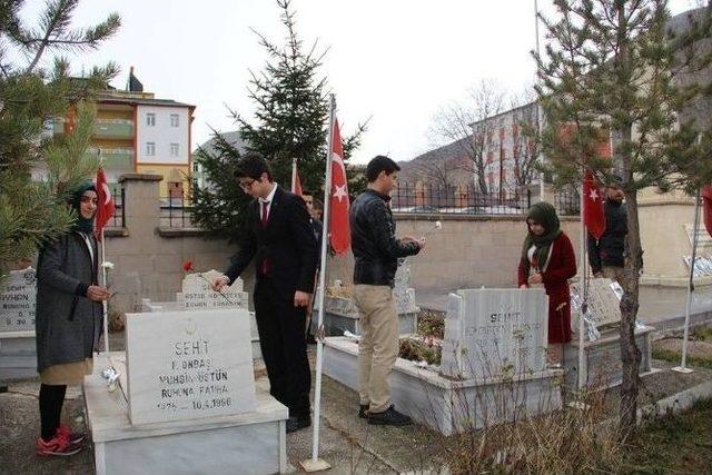 Oltu Anadolu Lisesinden Emniyet M&uuml;d&uuml;r&uuml;ne Taziye Ziyareti 1