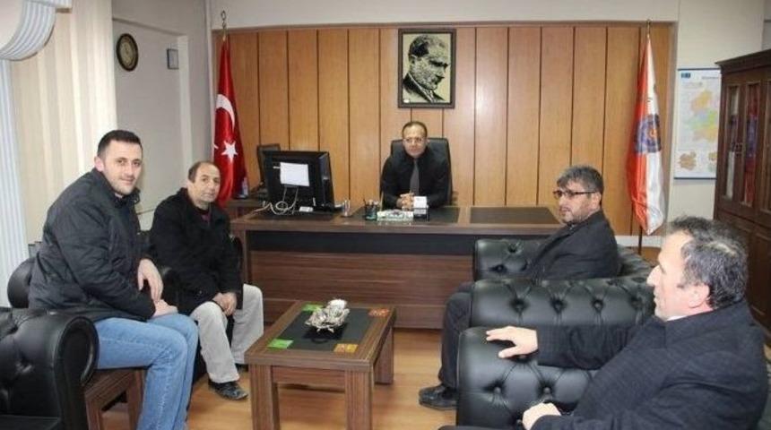 Oltu Sağlık Sen&rsquo;den Kuru&ccedil;ay&rsquo;a Taziye Ziyareti