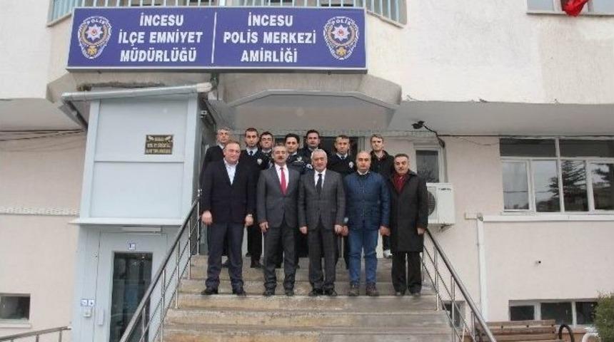 Başkan Karayol İncesu Emniyet Amirliğini Ziyaret Etti