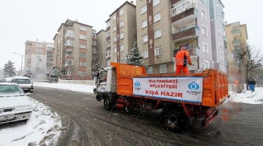 Sultangazi&rsquo;de Karla M&uuml;cadele Hazırlıkları