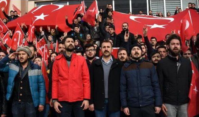 Van Yüzüncü Yıl Üniversitesi'nde Teröre Tepki Yürüyüşü