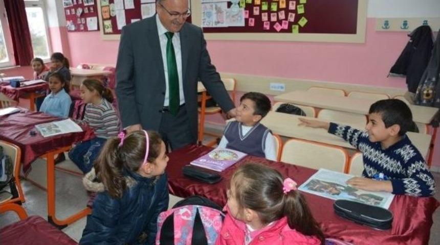 İl Milli Eğitim M&uuml;d&uuml;r&uuml; Alag&ouml;z Okulları Denetledi