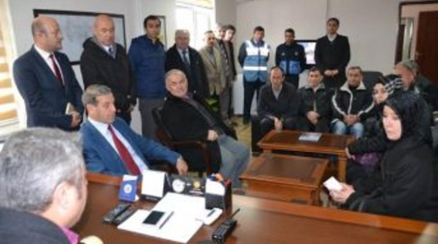 Başkan S&uuml;leyman &Ouml;zkan&rsquo;dan İl&ccedil;e Emniyet M&uuml;d&uuml;r&uuml;&rsquo;ne Taziye Ziyareti