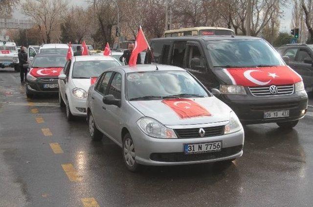 Takder’den Teröre Tepki Konvoyu