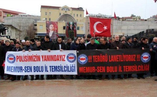 Bolu''da Terör Şehitleri Için Gıyabi Cenaze Namazı