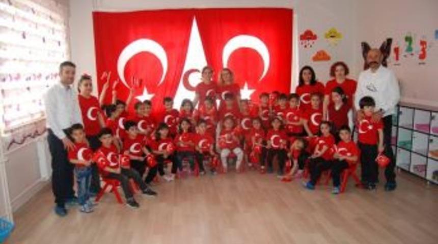 Aşağı Bağlar Anaokullu Tarafından 18 Mart Çanakkale Şehitleri Anma Etkinliği Düzenledi