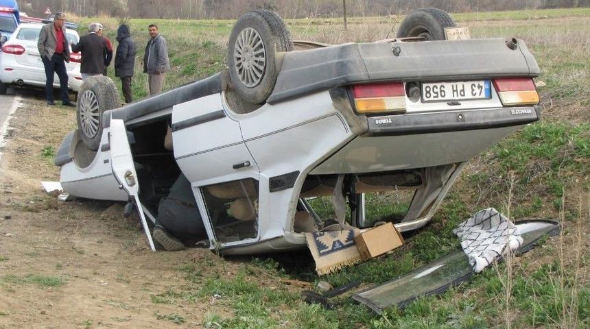 Hisarcık&rsquo;ta Trafik Kazası: 1 Yaralı