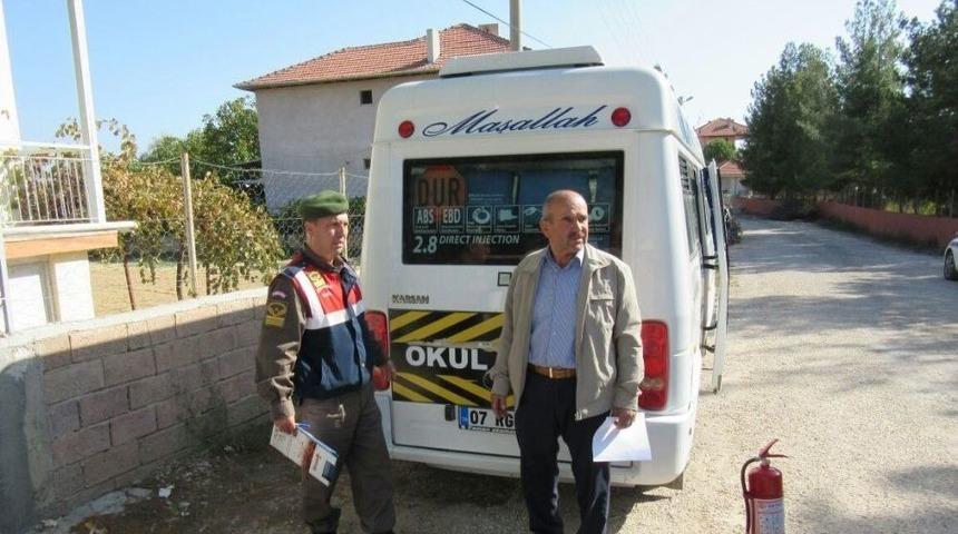 Jandarmadan Okul Servislerine Denetim