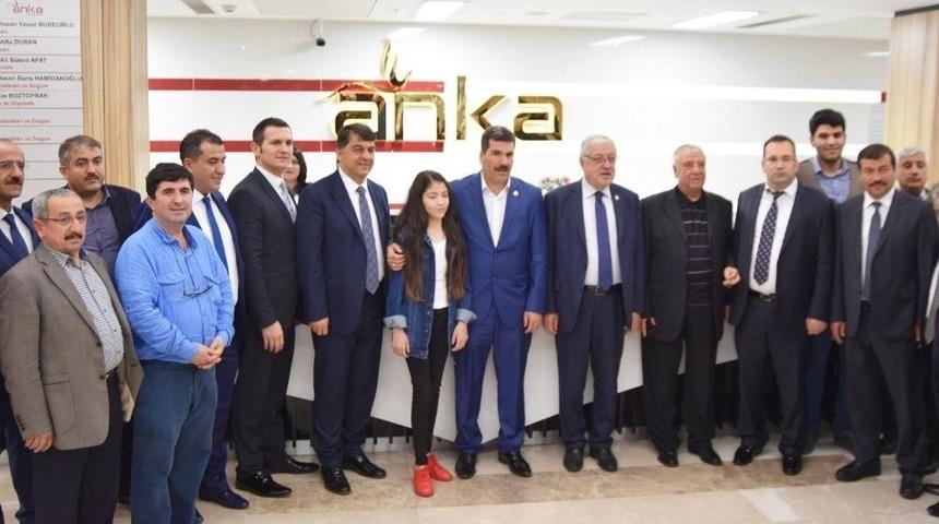 Milletvekili Uzer Ve Başkan Fadıloğlu&rsquo;ndan Anka&rsquo;ya Ziyaret