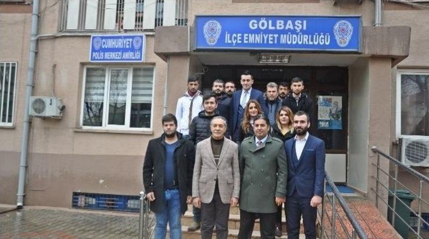 Ak Parti G&ouml;lbaşı Gen&ccedil;lik Kollarından Emniyete Ziyaret
