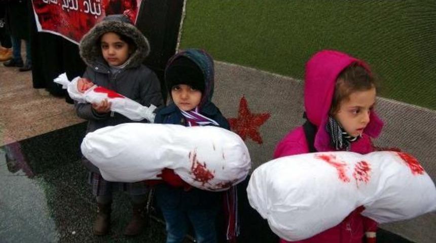 Kilis&rsquo;Te, Halep Protestosu