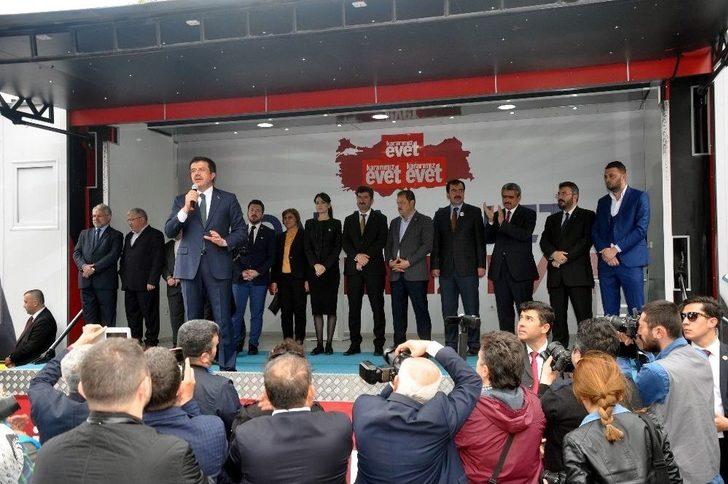 Bakan Zeybekci Nazillililerden ‘evet’ Oyu İstedi G1