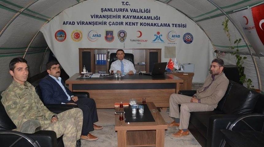 Kaymakam &Ccedil;imşit Viranşehir &Ccedil;adırkenti Ziyaret Etti