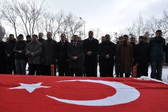 Kars Ülkü Ocakları İstanbul Şehitleri İçin Gıyabi Cenaze Namazı