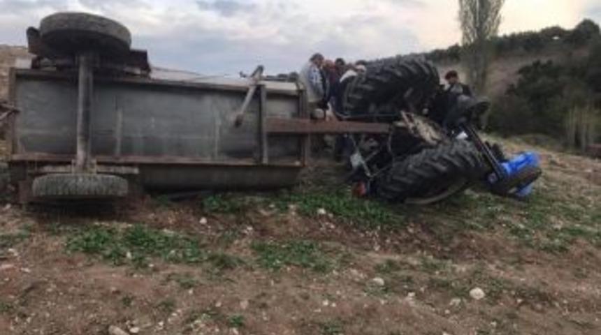 Saruhanlı&rsquo;da Trakt&ouml;r Kazası: 1 &Ouml;l&uuml;