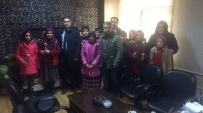 Kağızmanlı &Ouml;ğrencilerden Emniyete Anlamlı Ziyaret