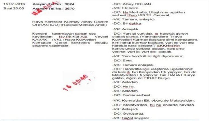 15 Temmuz İhaneti Dakika Dakika Akıncı Üssü İddianamesinde G4