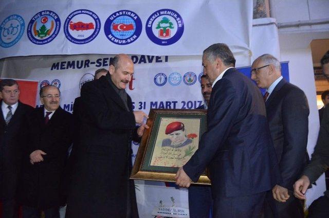 Bakan Soylu Trabzon’da Memur Sen Sendikası Üyeleri İle Buluştu