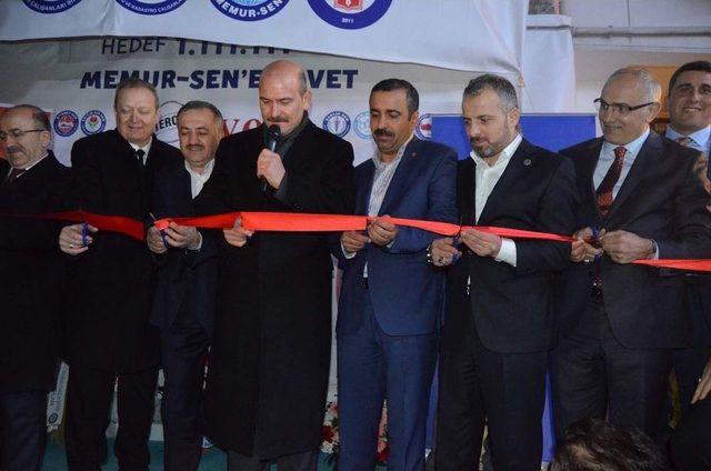 Bakan Soylu Trabzon’da Memur Sen Sendikası Üyeleri İle Buluştu