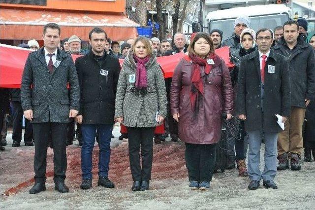 Beşiktaş’daki Terör Saldırısı Pınarbaşı’nda Protesto Edildi