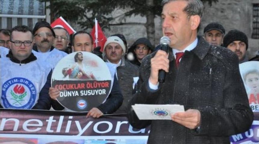 Simav’da ’teröre Lanet’ Mitingi