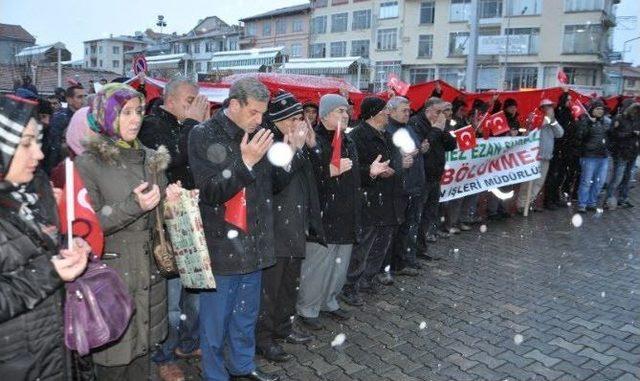 Simav’da ’teröre Lanet’ Mitingi 2