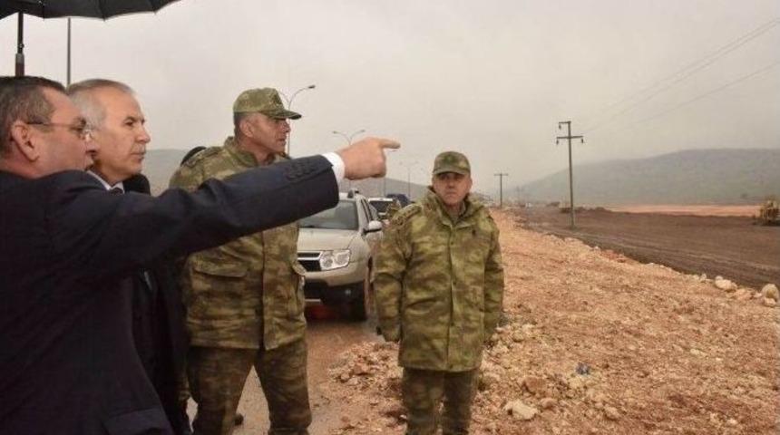 Vali Ata, Sınırda İncelemelerde Bulundu