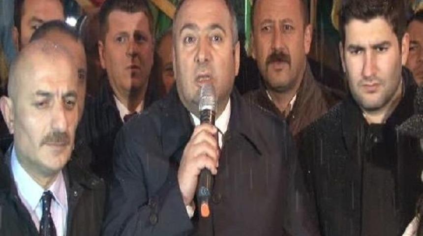 Mhp'lilerden "ter&ouml;re Lanet Şehitlere Saygı" Y&uuml;r&uuml;y&uuml;ş&uuml;