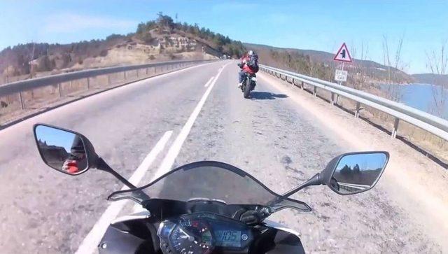 (özel Haber) Kastamonu’da Motosiklet Kazası Kask Kamerasında