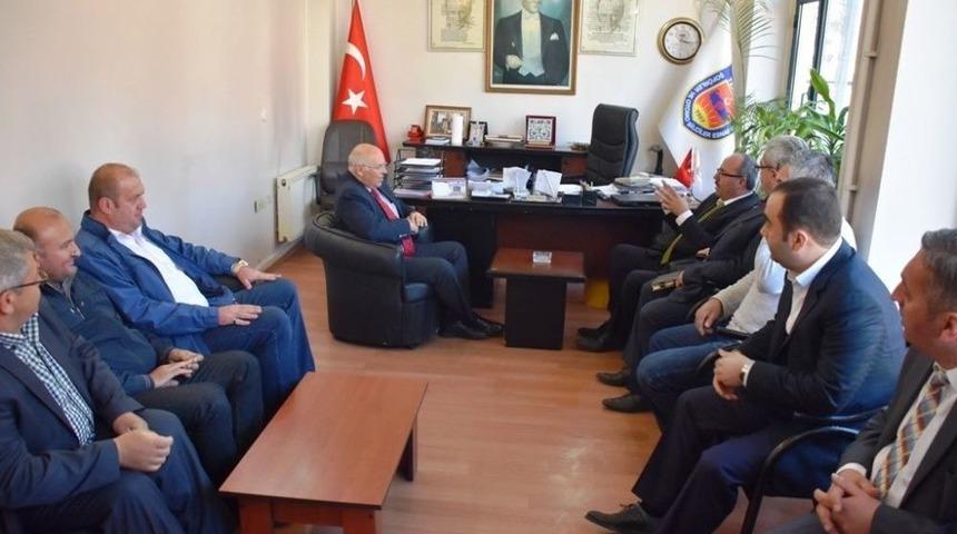 Başkan Eşkinat Esnaf Ve Meslek Odaları Ziyaretlerine Devam Ediyor