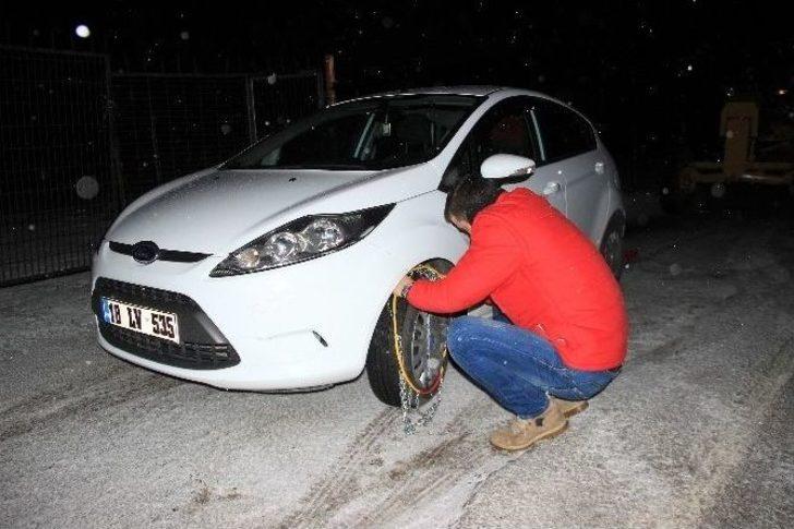 Kazdağları’nda Sürücülere Kar Engeli G4