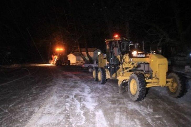 Kazdağları’nda Sürücülere Kar Engeli G5