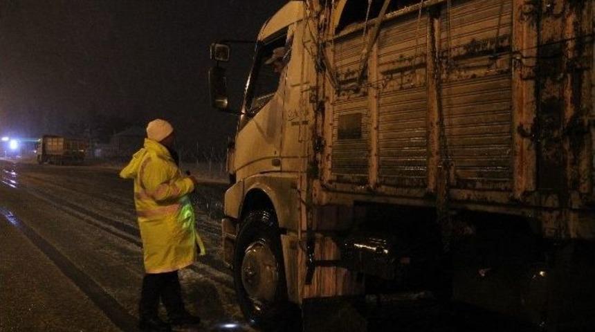 Karaman’da Yoğun Kar Yağışı